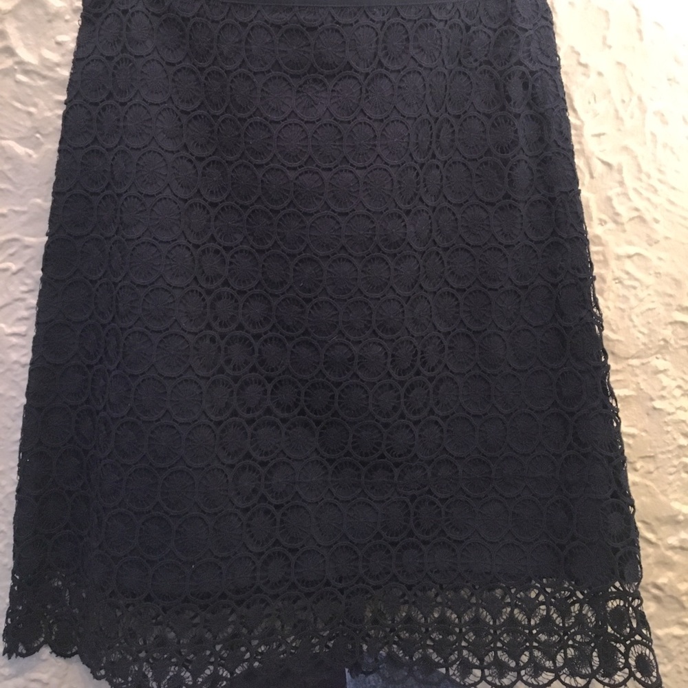 LOFT navy blue skirt